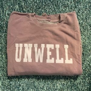 UNWELL SWEATSHIRT SIZE MED
